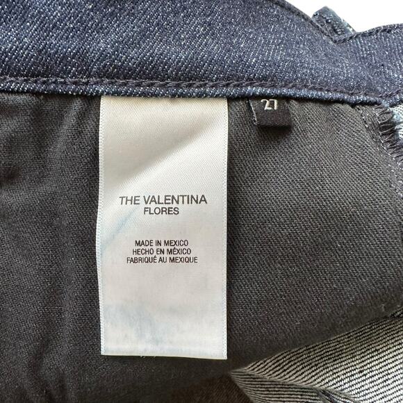 FAVORITE DAUGHTER The Valentina Flores Dark Wash Denim Jeans Women's Size 27 - Picture 8 of 11